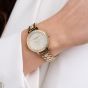 Olivia Burton Ladies Treasure White & Gold Bracelet Watch OB16MOP33