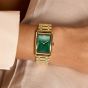 Olivia Burton Classic Grove Gold Plated Green Dial Bracelet Watch 24000195