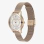 Olivia Burton Classic Wonderlust Rose Gold Plated Crystal Mesh Watch 24000213