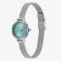 Olivia Burton Ladies Mini Classic Green Dial Watch 24000245