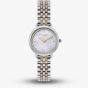 Olivia Burton Ladies Ultra Slim Honeycomb Grey Dial Watch 24000265