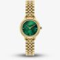 Olivia Burton Ladies Ultra Slim Honeycomb Green Dial Watch 24000266
