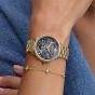 Olivia Burton Moonphase Gold Tone Decorative Dial Watch 24000298