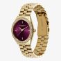 Olivia Burton Gold Tone Stone Set Purple Dial Watch 24000272