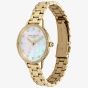 Olivia Burton Ladies Captivate Gold Plated Bracelet Watch 24000347