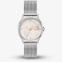 Olivia Burton Ladies Classic Bee Silver Mesh Bracelet Watch 24000340