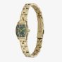 Olivia Burton Ladies Cambridge Green Dial Gold Plated Stainless Steel Bracelet Watch 24000390