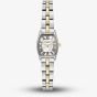 Olivia Burton Ladies Cambridge Silver Dial Two Tone Bracelet Watch 24000391