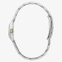 Olivia Burton Ladies Cambridge Silver Dial Two Tone Bracelet Watch 24000391