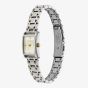 Olivia Burton Ladies Mini Grove Ivory Dial Two-Tone Stainless Steel Bracelet Watch 24000435