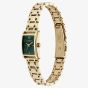 Olivia Burton Ladies Mini Grove Green Rectangle Dial Bracelet Watch 24000436