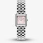 Olivia Burton Ladies Berkley Pink Dial Square Bracelet Watch 24000381