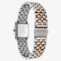 Olivia Burton Ladies Berkley Silver Dial Square Two Tone Bracelet Watch S/S 24000384