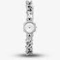 Olivia Burton Ladies Hex Link Mini Silver Hexagon Dial Bracelet Watch 24000393