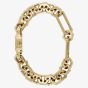 Olivia Burton Ladies Hex Link Mini Golden Hexagon Dial Bracelet Watch 24000394