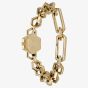 Olivia Burton Ladies Hex Link Mini Golden Hexagon Dial Bracelet Watch 24000394
