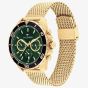 Tommy Hilfiger Jordan Gold & Green Chronograph Watch 1792093