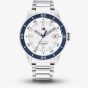 Tommy Hilfiger Mens Remy White Dial Bracelet Watch 1792227