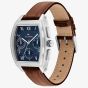 Tommy Hilfiger Mens Oxford Brown Leather Strap Watch 1710760