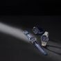 Tommy Hilfiger Mens Bank Chronograph Blue Dial Silicone Strap Watch 1792292