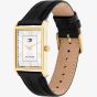 Tommy Hilfiger Mens Ben Rectangle Silver Dial Leather Strap Watch 1710772
