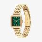 Tommy Hilfiger Ladies Mia Green Dial Gold Tone Watch 1782858