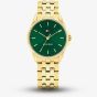 Tommy Hilfiger Ladies Jade Gold Tone Green Dial Watch 1782799