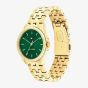 Tommy Hilfiger Ladies Jade Gold Tone Green Dial Watch 1782799