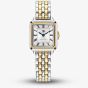 Tommy Hilfiger Ladies Mia Two Tone Square Silver Dial Bracelet Watch 1782915