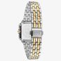 Tommy Hilfiger Ladies Mia Two Tone Square Silver Dial Bracelet Watch 1782915