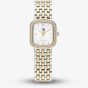 Tommy Hilfiger Ladies Abby Two Tone Square Silver Dial Bracelet Watch 1782922