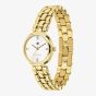 Tommy Hilfiger Ladies Annie Golden Silver Dial Bracelet Watch 1782928