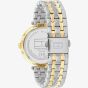 Tommy Hilfiger Ladies Natalie Black Dial Two Tone Bracelet Watch 1782720