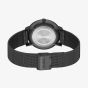 HUGO Mens #Style 3H Black Dial Mesh Bracelet Watch 1530474