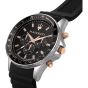 Maserati Mens Sfida Chronograph Black Rubber Strap Watch R8871640002