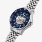 Maserati Mens Sfida Blue Skeleton Dial Watch MSR8823140011