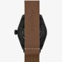 Alpina Mens Startimer Pilot Automatic Black Dial Leather Strap Watch AL-525BW4SB36