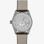 Alpina Mens Startimer Pilot Automatic Khaki Dial Leather Strap Watch AL-525KW4S36