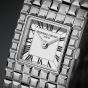 Frederique Constant Ladies Manchette Silver Tone White Dial Watch FC-200WR1MC6B