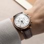 Frederique Constant Mens Classic Quartz Chronograph Triple Calendar Watch FC-296SW5B4