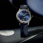 Frederique Constant Mens Classic Moneta Moonphase Blue Watch FC-206N3S6