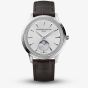 Frederique Constant Mens Classic Moneta Moonphase Silver Watch FC-206S3S6