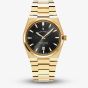 Jacques du Manoir Mens Horizon Gold Tone Black Dial Watch JWG03504