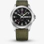 Swiss Military Mens Classic Green Fabric Strap Watch SMP36040.05