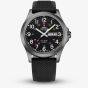 Swiss Military Mens Classic Black Rubber Strap Watch SMP36040.20