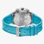 Swiss Military Mens Minimalist Chronograph Light Blue Dial Rubber Strap Watch SM34114.15