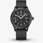  Swiss Military Mens Classic Army Style Black Fabric Strap Watch SM34108.06