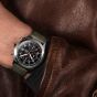 Swiss Military Mens Field Chronograph Green Fabric Strap Watch SM34117.06