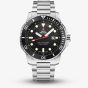 Swiss Military Mens Solar Sports Black Dial Bracelet Watch SMS34102.01