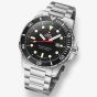 Swiss Military Mens Solar Sports Black Dial Bracelet Watch SMS34102.01